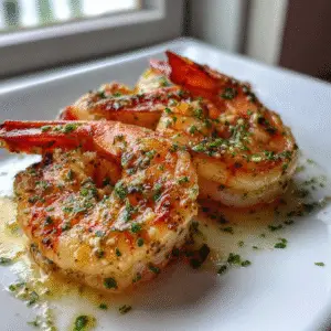 Garlic Butter Grilled Shrimp