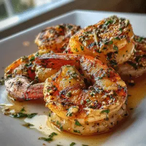 Garlic Butter Grilled Shrimp