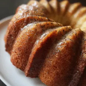 Lemon Poppy Seed Bundt Cake