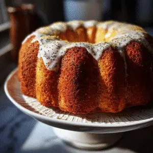 Lemon Poppy Seed Bundt Cake