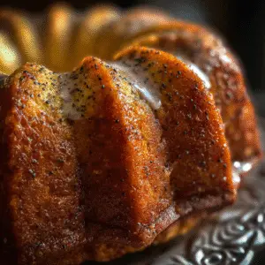 Lemon Poppy Seed Bundt Cake
