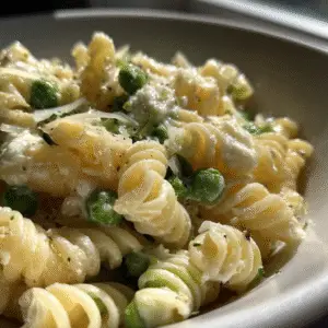 Goat Cheese & Pea Pasta