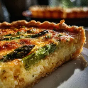 Asparagus & Goat Cheese Quiche