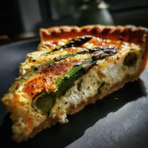 Asparagus & Goat Cheese Quiche