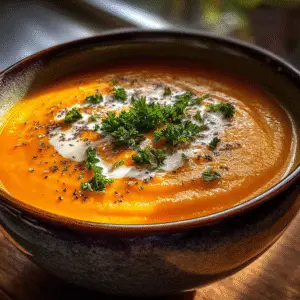 Carrot & Ginger Soup