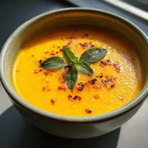 Carrot & Ginger Soup