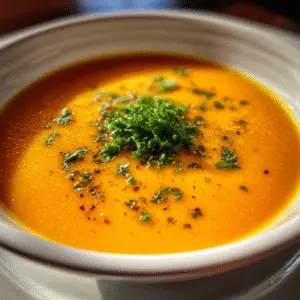 Carrot & Ginger Soup