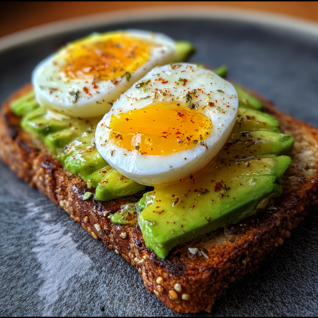 Avocado Toast with Soft Boiled Egg