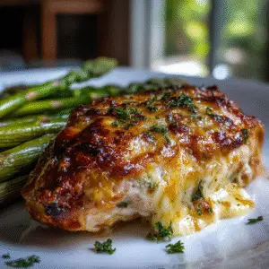 Asparagus & Cheese Stuffed Chicken Breast