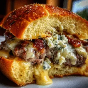 Blue Cheese Smash Burger