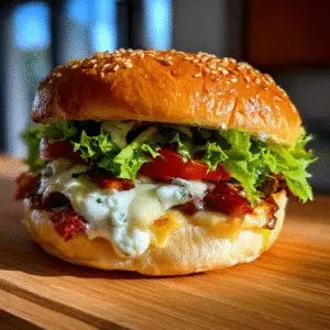Blue Cheese Smash Burger