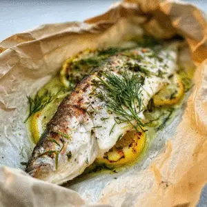 Fish en Papillote (Baked Fish in Parchment)