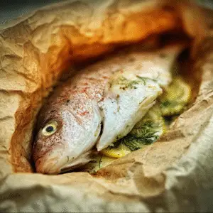Fish en Papillote (Baked Fish in Parchment)