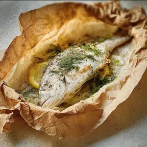 Fish en Papillote (Baked Fish in Parchment)