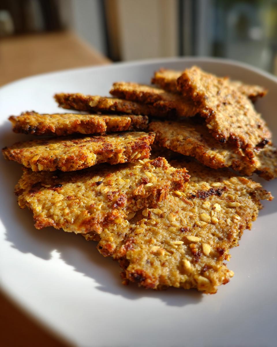 Close-up of a plate of Tuna & Oat Cat Crunchies, a homemade cat treat.