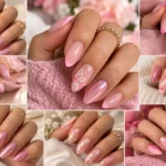 25 cute pink nail ideas featuring soft pink French tips chrome floral and elegant designs