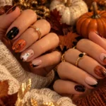 Quick five-minute Halloween nail designs for busy women