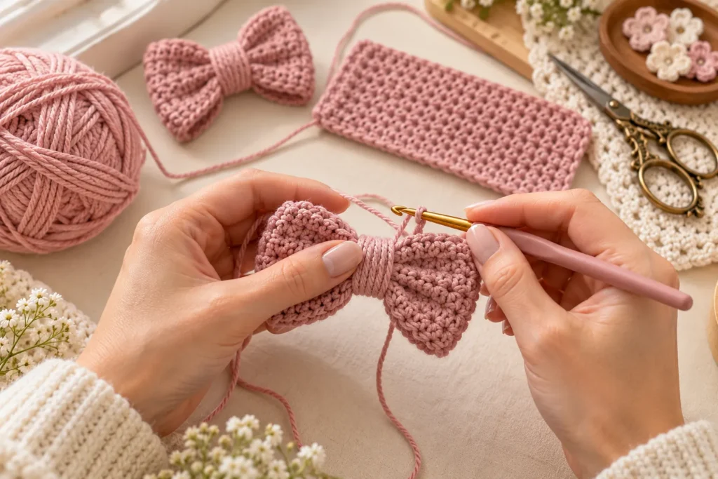 Crochet Bow Tutorial