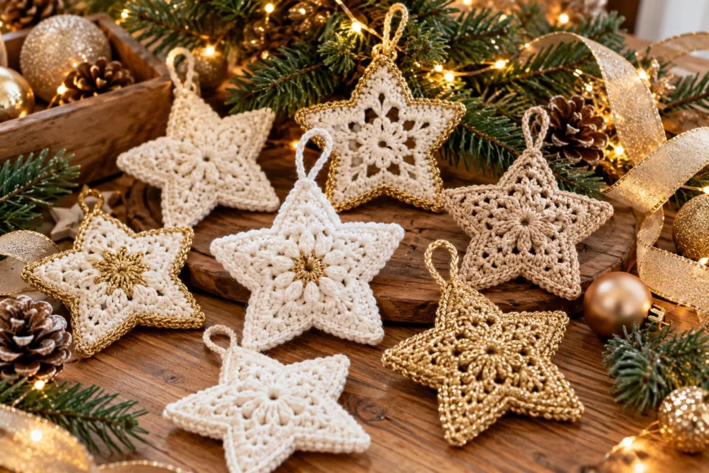 Crochet Christmas Stars