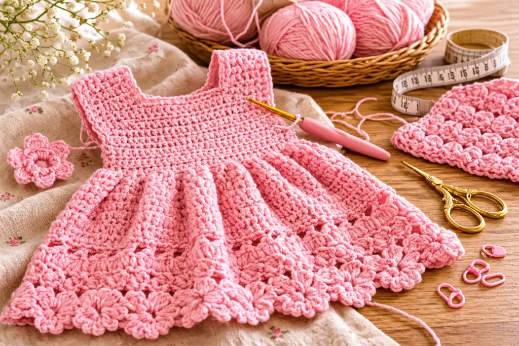 Crochet Baby Dress Tutorial