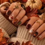 Short October Nail Ideas