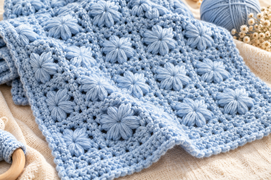 Folded Crochet Wrap