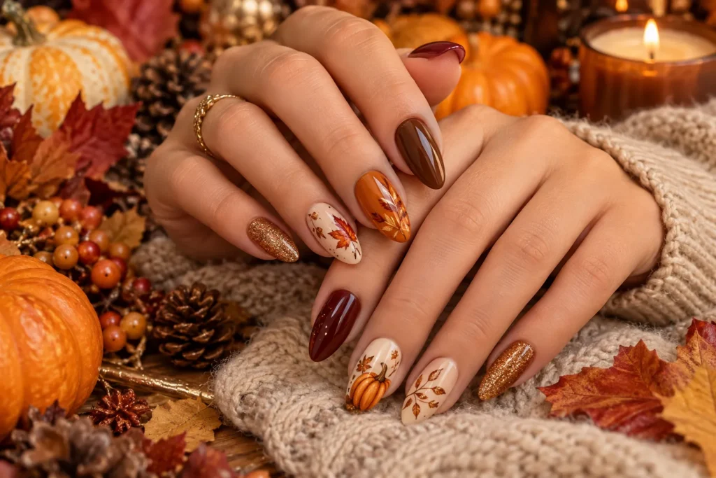 Main Thanksgiving Nail Designs