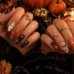 Spooky Halloween nail ideas featuring cute, creepy, and gothic designs