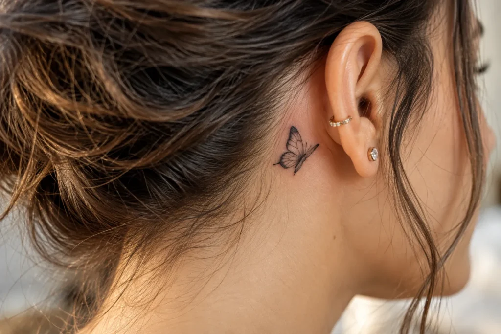 Butterfly Behind the Ear