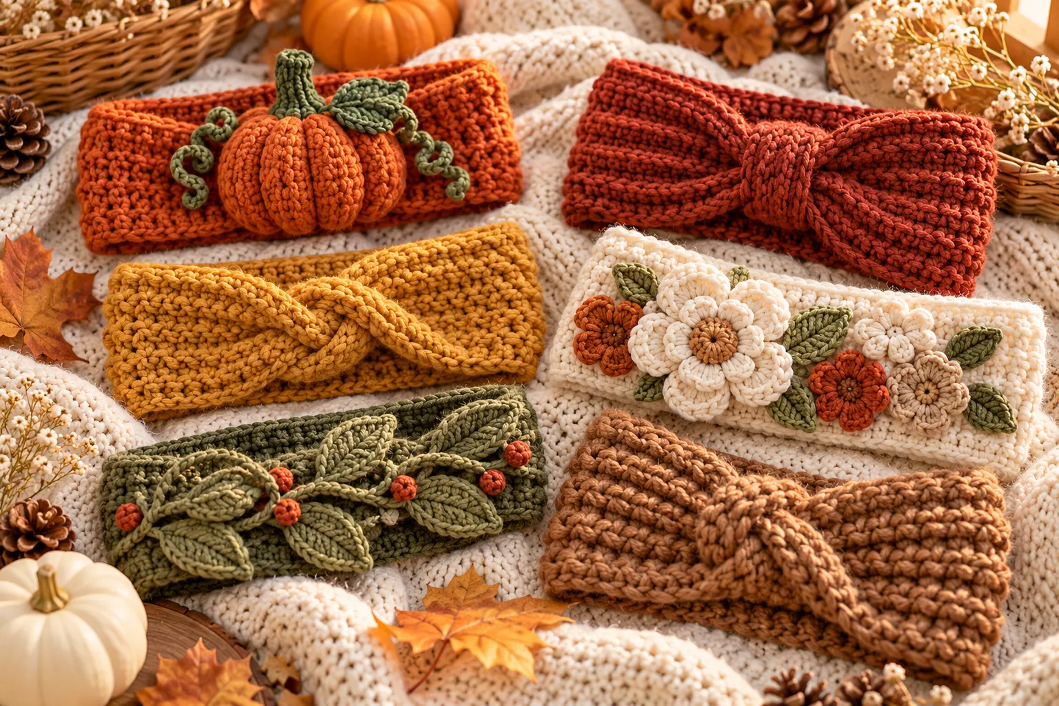 Fall Crochet Headband Collection