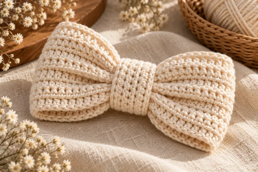 Basic Crochet Bow